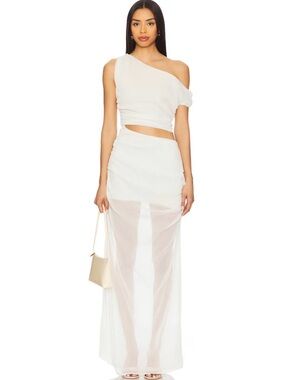 SNDYS Kilee Maxi Dress in White
